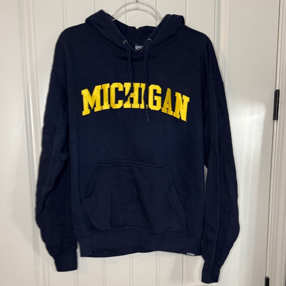 Gear For Sports Michigan Navy Blue Hoodie